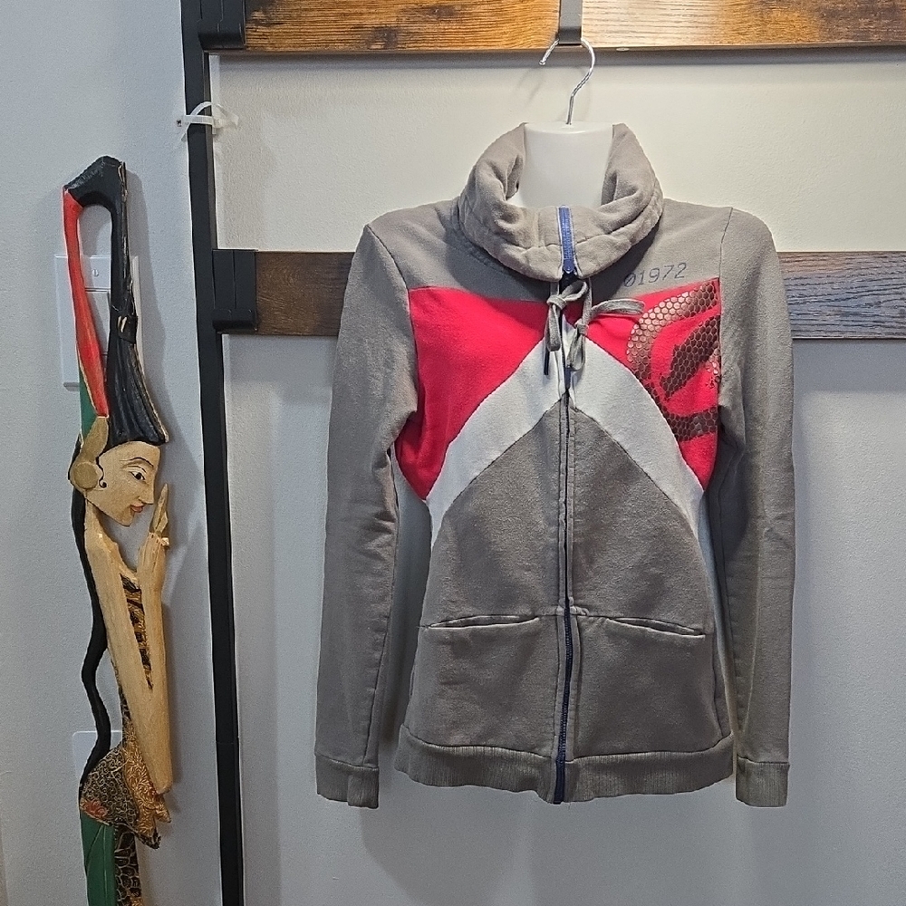 Ecko Unlimited Gray and Blue Hoodie